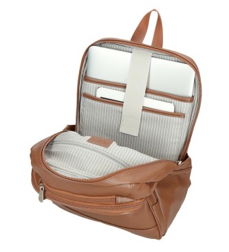 Pepe Jeans Elia Computerrucksack braun
