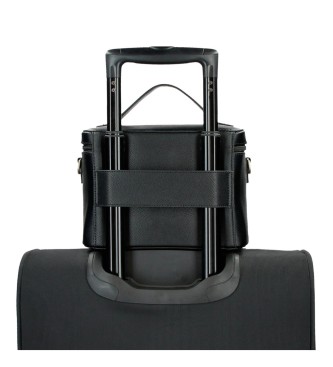 Pepe Jeans Borsa da toilette nera Elia