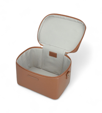 Pepe Jeans Borsa da toilette Elia marrone