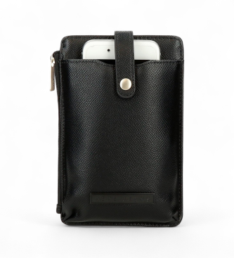 Pepe Jeans Borsa a tracolla nera per cellulare Elia