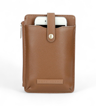 Pepe Jeans Borsa a tracolla per cellulare Elia marrone