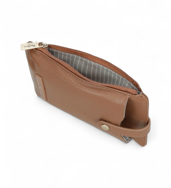 Pepe Jeans Borsa a tracolla per cellulare Elia marrone