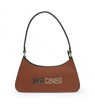 Just Cavalli B Metal Lettering brown bag