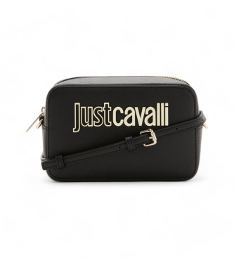 Just Cavalli B Metal Lettering torba črna