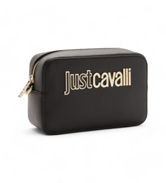 Just Cavalli Czarna torba z metalowym napisem B