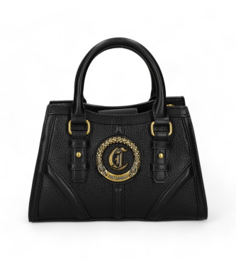 Just Cavalli Bolso Metal Circle Lace negro