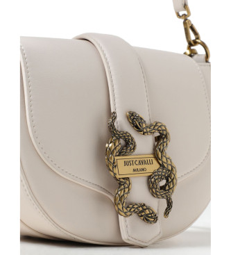 Just Cavalli Nuova borsa Iconic Snakes beige