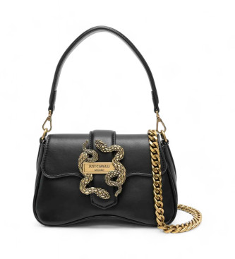 Just Cavalli Torba A New Iconic Snakes w kolorze czarnym