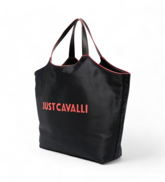 Just Cavalli Range Q Future Easy Shopping bag black