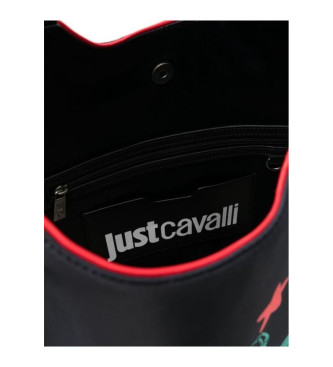 Just Cavalli Range Q Future Easy Shopping bag black