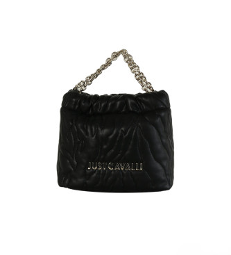 Just Cavalli Range Quilted Zebra black bag