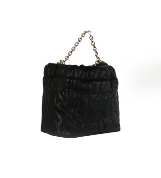 Just Cavalli Bolso Range Quilted Zebra negro