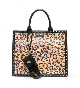 Just Cavalli Range R Shopping Borsa stagionale con stampa animalier