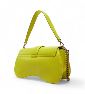 Just Cavalli Yellow flap bag