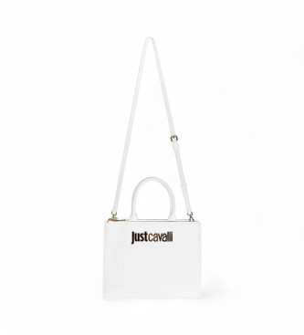 Just Cavalli Weie Mini-Shopper-Tasche