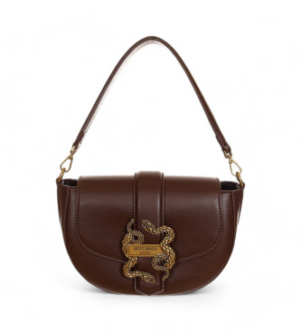 Just Cavalli Borsa New Iconic Snakes marrone