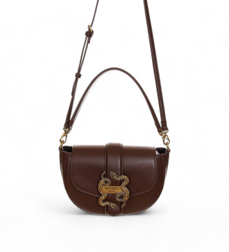 Just Cavalli Borsa New Iconic Snakes marrone