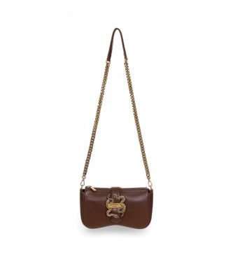 Just Cavalli New Iconic Snakes brown bag