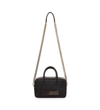 Just Cavalli Metal Lettering Style 3 bag black