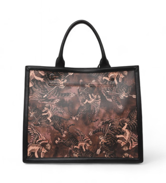 Just Cavalli Gamme R Shopping Sac brun saisonnier