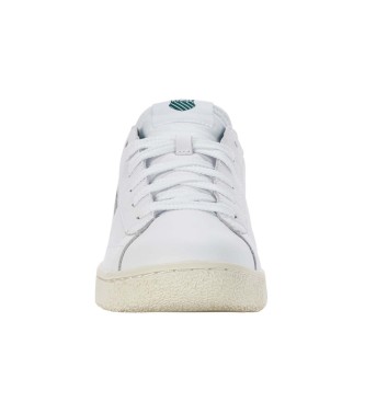 K-Swiss Skórzane buty Slammklub CC białe, zielone