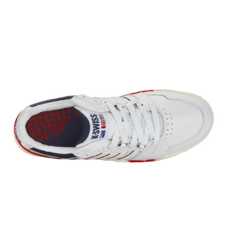 K-Swiss Si-18 Rival chaussures en cuir blanc