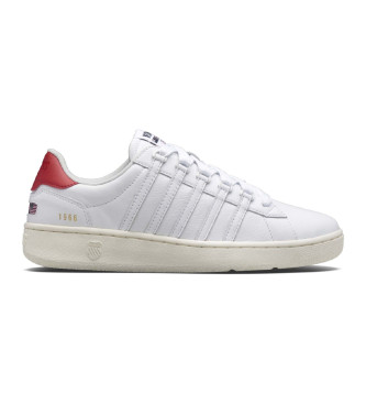 K-Swiss Slamm Classic Cc sapatilhas de couro brancas