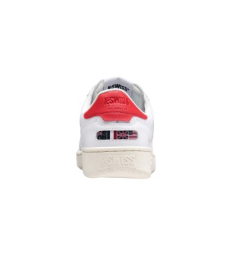 K-Swiss Slamm Classic Cc sapatilhas de couro brancas