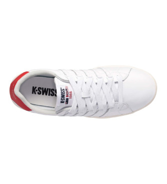 K-Swiss Slamm Classic Cc baskets en cuir blanc