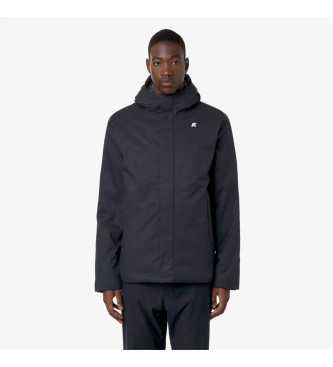 K-way Cappotto blu navy in twill Jacko