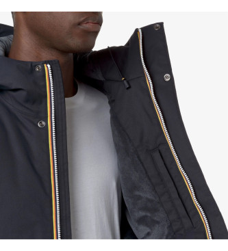 K-way Cappotto blu navy in twill Jacko