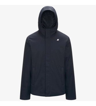 K-way Cappotto blu navy in twill Jacko