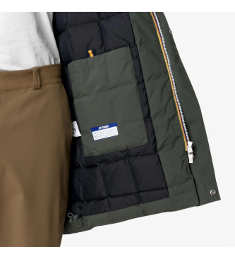 K-way Plašč Jarno Twill Marmotta green