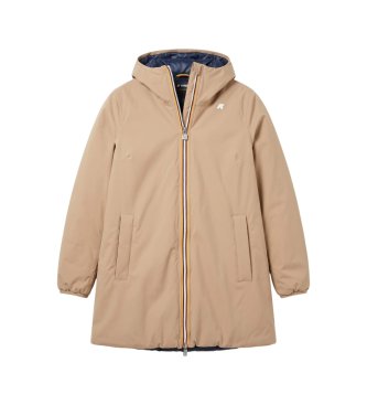 K-way Veste Double Thermique Sophie St beige