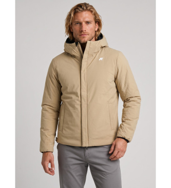 K-way Chaqueta Reversible Jack St Warm Double negro, beige