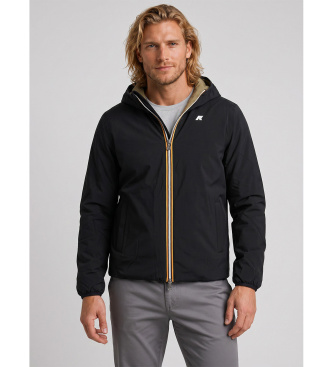 K-way Chaqueta Reversible Jack St Warm Double negro, verde