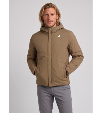 K-way Chaqueta Reversible Jack St Warm Double negro, verde