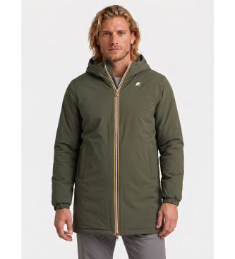 K-way Chaqueta Reversible Jacob St Warm Double verde, gris