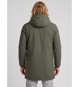K-way Chaqueta Reversible Jacob St Warm Double verde, gris