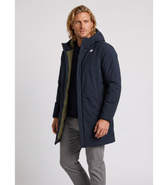 K-way Chaqueta Reversible Jacob St Warm Double verde militar, marino