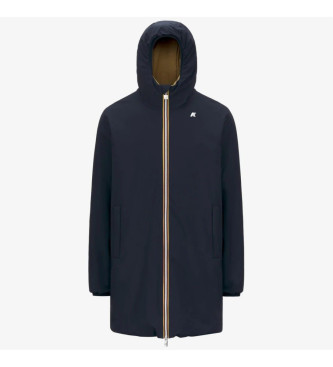 K-way Jas Jacob ST Warm omkeerbaar blauw, beige