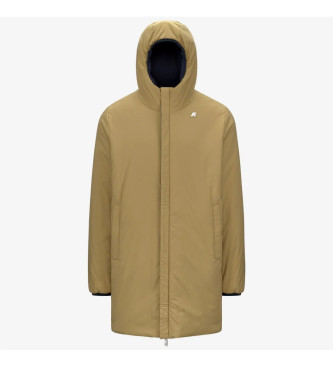 K-way Jas Jacob ST Warm omkeerbaar blauw, beige