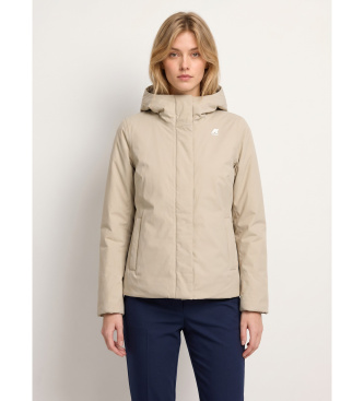 K-way Giacca Lil Twill Soft Beaver beige