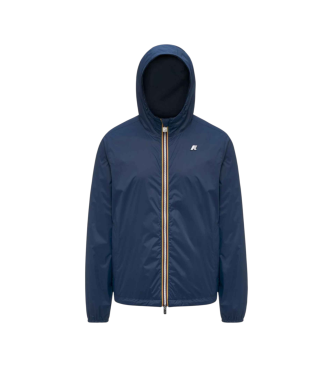 K-way V�ndbar interlockjacka marinbl�