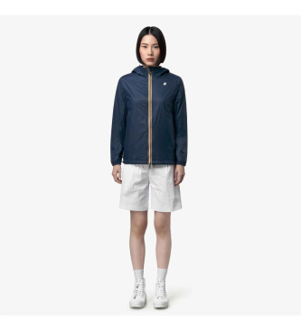 K-way V�ndbar interlockjacka marinbl�