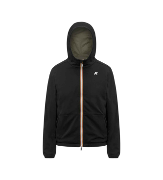 K-way Interlock-Wendejacke schwarz, gr�n