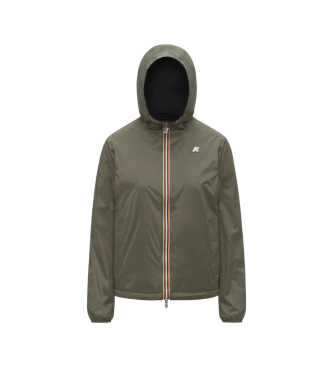 K-way Interlock-Wendejacke schwarz, gr�n