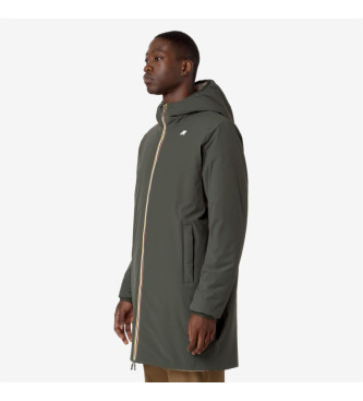 K-way Reversible jacket Jacob green, beige