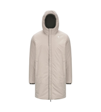 K-way Veste rversible vert Jacob, beige