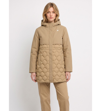 K-way Siphelle Hybrid Warm Shell jas beige
